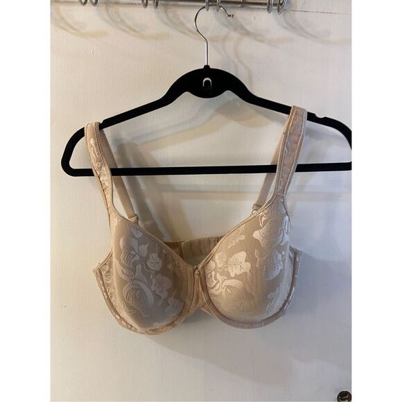 Wacoal bra beige 34ddd rn #20423 Pink Ribbon - Picture 1 of 4
